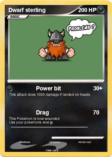 Pokemon Dwarf sterling