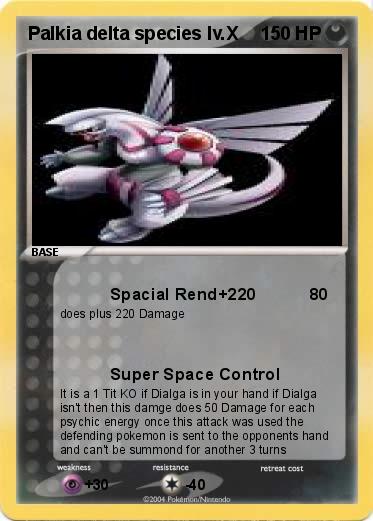 Pokemon Palkia delta species lv.X