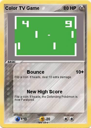 Pokemon Color TV Game