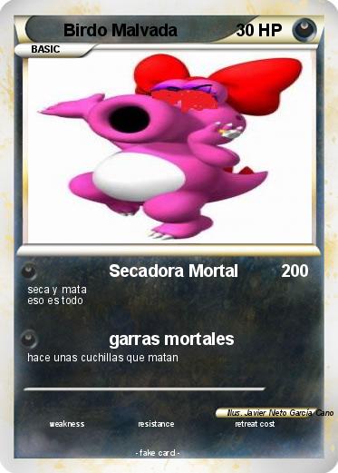 Pokemon Birdo Malvada
