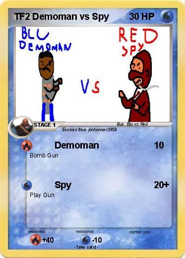 Pokemon TF2 Demoman vs Spy