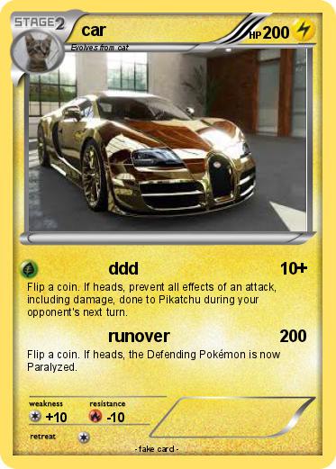 Pokemon car
