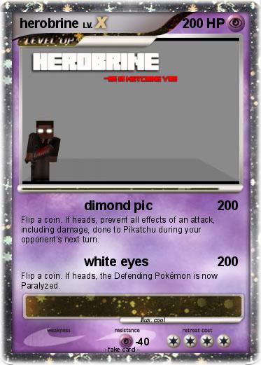 Pokemon herobrine