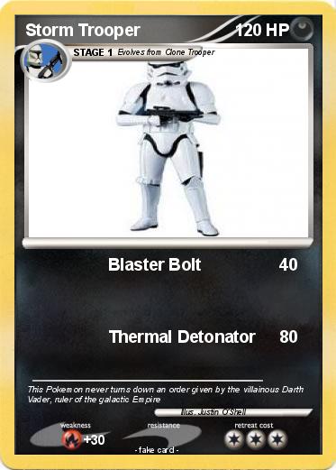 Pokemon Storm Trooper