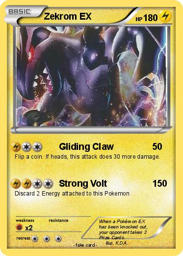 Pokemon Zekrom EX