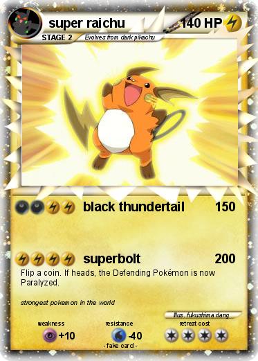 Pokemon super raichu