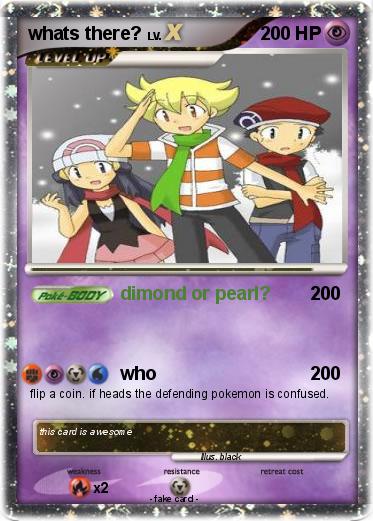 Pokemon whats there?