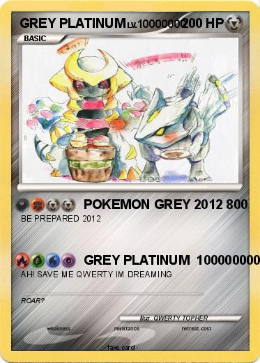 Pokemon GREY PLATINUM