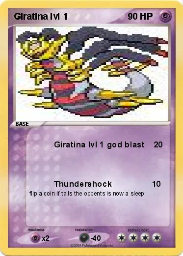 Pokemon Giratina lvl 1