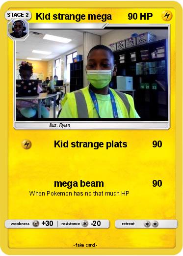 Pokemon Kid strange mega