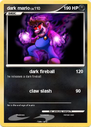 Pokemon dark mario