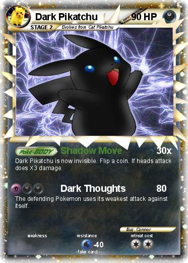 Pokemon Dark Pikatchu