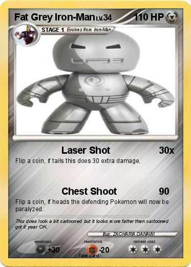 Pokemon Fat Grey Iron-Man
