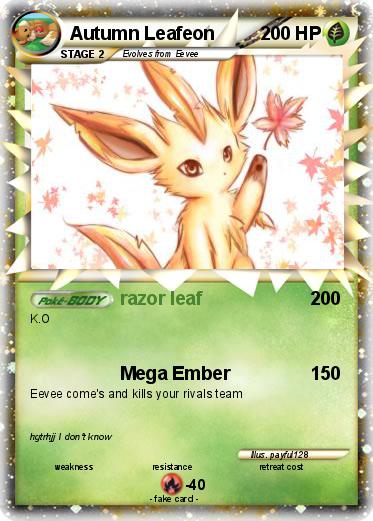 Pokemon Autumn Leafeon