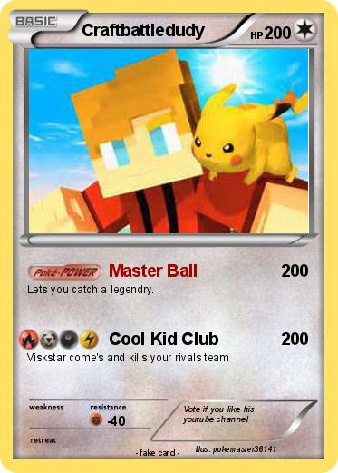 Pokemon Craftbattledudy