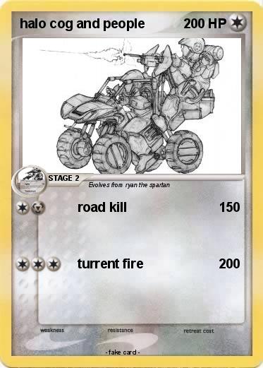 Pokemon halo cog and people