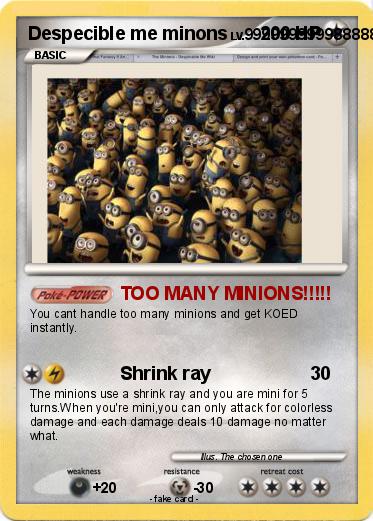 Pokemon Despecible me minons