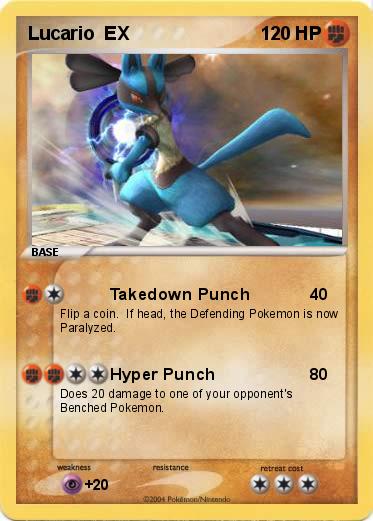 Pokemon Lucario  EX