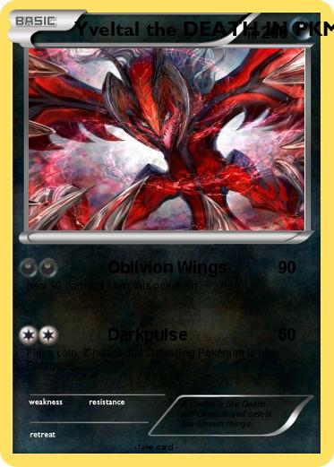 Pokemon Yveltal the DEATH IN PKMN