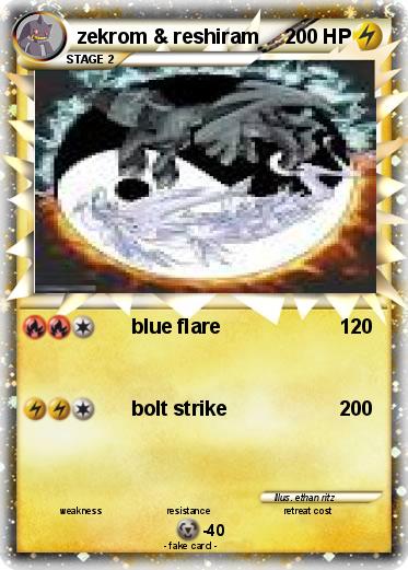 Pokemon zekrom & reshiram