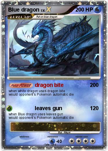 Pokemon Blue dragon