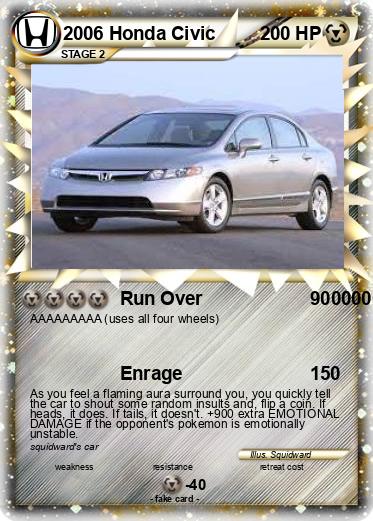 Pokemon 2006 Honda Civic