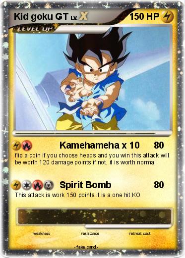 Pokemon Kid goku GT