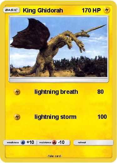 Pokemon King Ghidorah