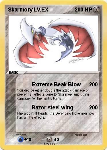 Pokemon Skarmory LV.EX
