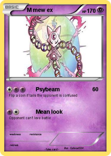 Pokemon M mew ex