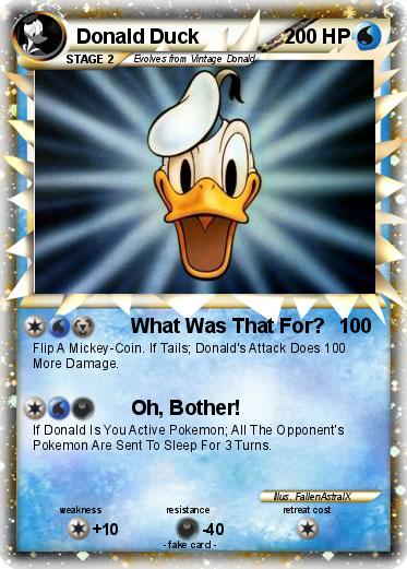 Pokemon Donald Duck