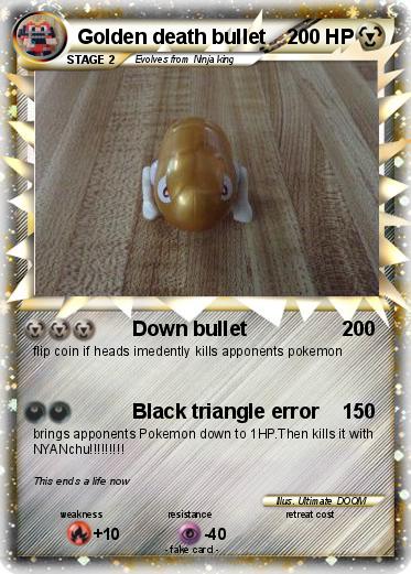 Pokemon Golden death bullet