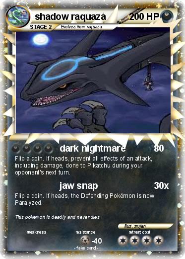 Pokemon shadow raquaza