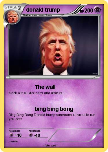 Pokemon donald trump