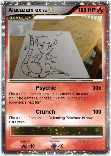 Pokemon Alacazam ex