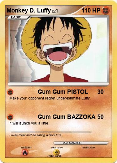 Pokemon Monkey D. Luffy