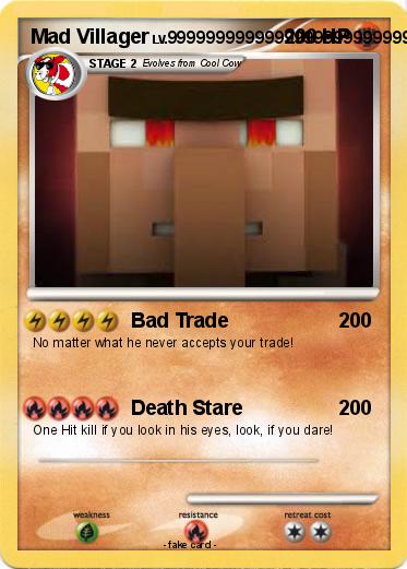 Pokemon Mad Villager