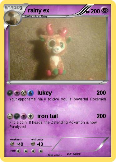 Pokemon rainy ex
