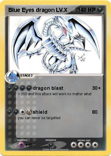 Pokemon Blue Eyes dragon LV.X 