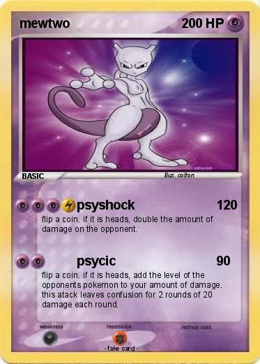 Pokemon mewtwo