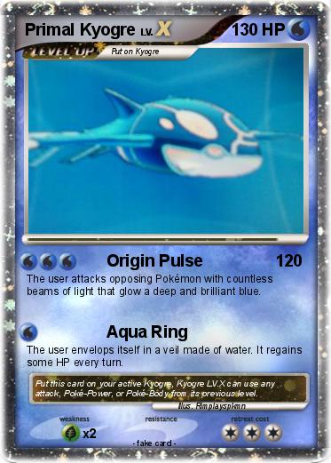 Pokemon Primal Kyogre