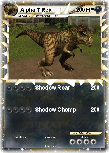 Pokemon Alpha T Rex