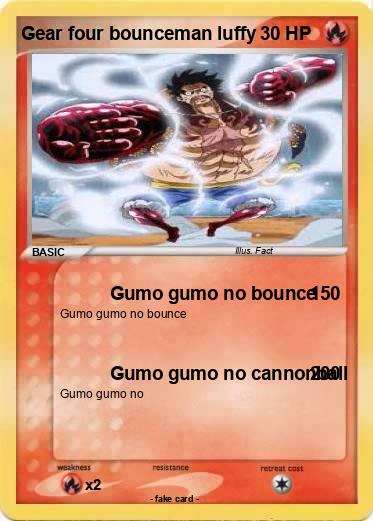Pokemon Gear four bounceman luffy