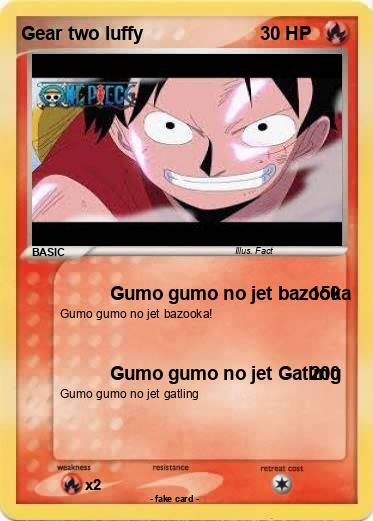 Pokemon Gear two luffy
