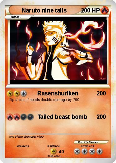 Pokemon Naruto nine tails