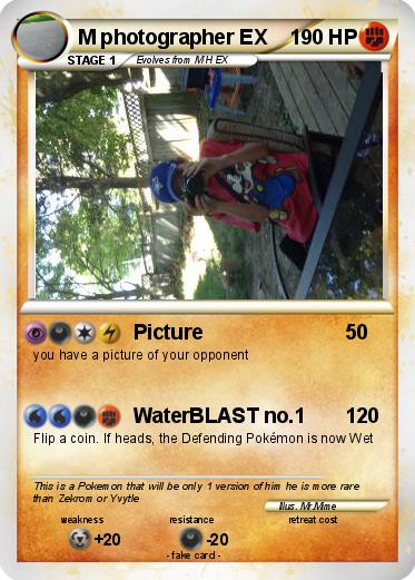 Pokemon M photographer EX