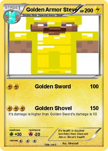 Pokemon Golden Armor Steve