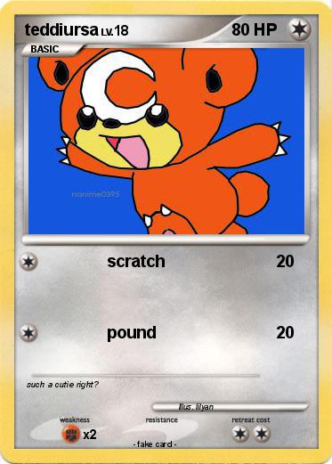 Pokemon teddiursa