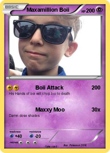 Pokemon Maxamillion Boii