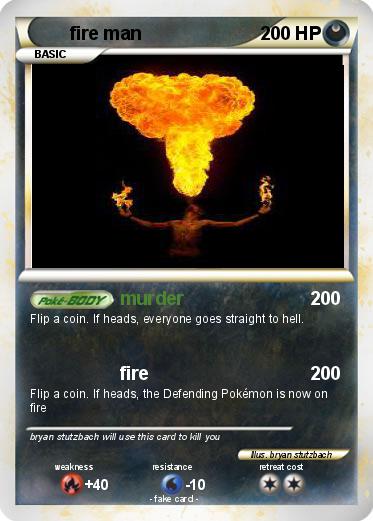 Pokemon fire man
